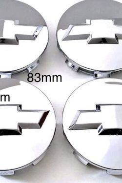 Each Silverado 83mm Wheel Center Caps