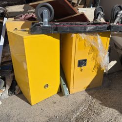 Small Flammable Storage Manual Door  