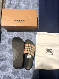 Burberry slides