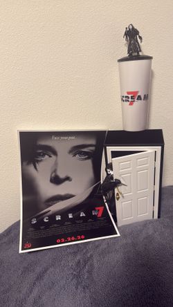 Scream 7 Poster and popcorn