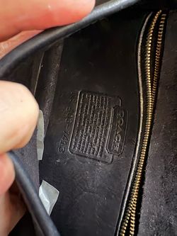 Coach Black Leather Bag