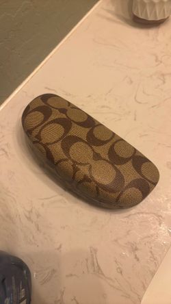 coach glasses case