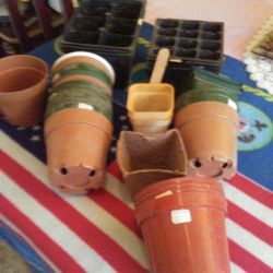 Plant planter trays have alot of garden stuff.