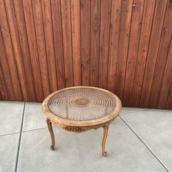 Amazing Wooden Coffee Table with Glass Top