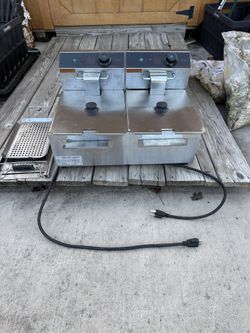 Costway Electric Countertop Dual Fryer 