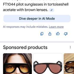 Tom  Ford Bronson pilot sunglasses