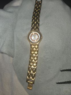 18k gold Swiss watch