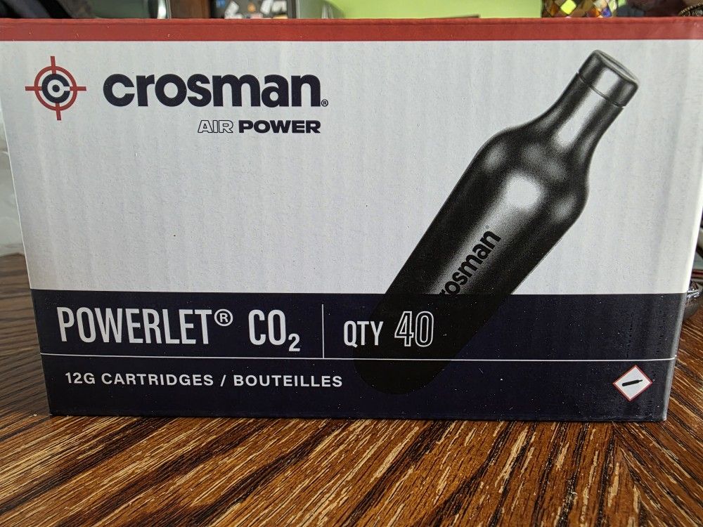Powerlet CO2 Cartridges Qty 40 Nib