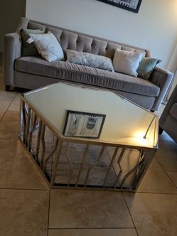 Mirrored Coffee Table