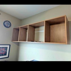 Wood Cube wall shelf’s with mounting hardware o