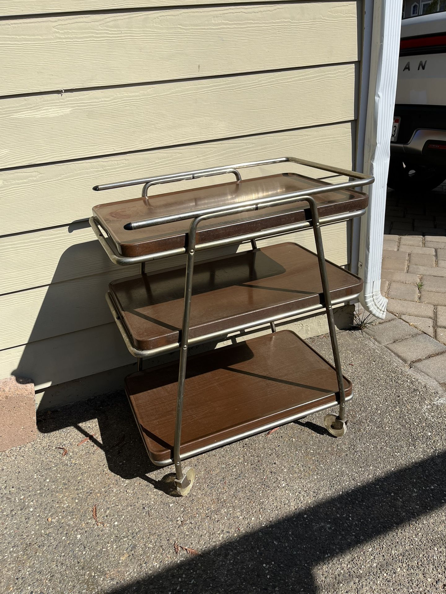 Vintage Rolling Bar Cart