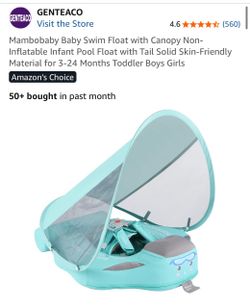 Baby float with UPF50+ canopy: ages 3-24mos