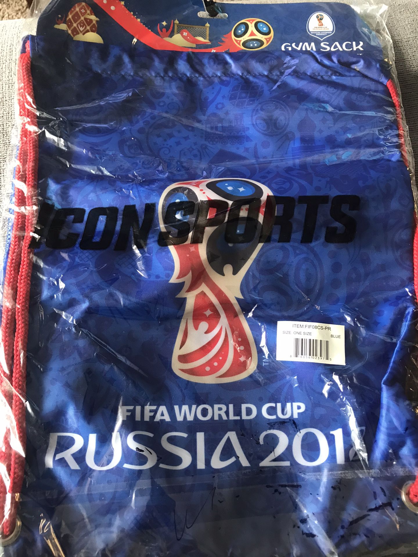 Icon Sports World Cup Russia 2018 Gym Sack