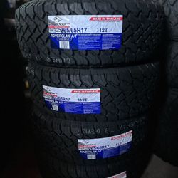 265/65R17 ATLANDER AT A SET OF FOUR NEW TIRES
