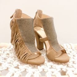 NEW - Giuseppe Zanotti Fringe Heel Sandal