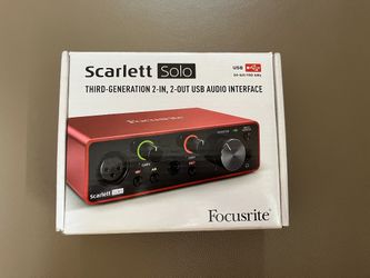 Focusrite Scarlett Solo 3rd Gen