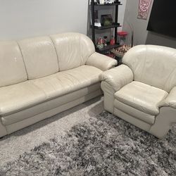 Leather Sofa Set