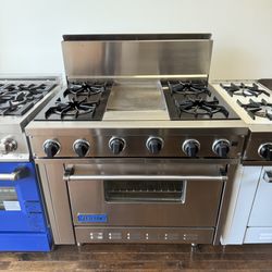 Like New Viking 36” All Pro Commercial Gas Range Stove 