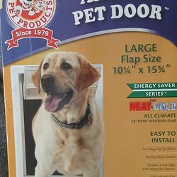 DOG DOOR FOR LARGE DOGS!!! AIR TIGHT FIT