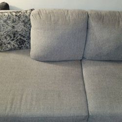 Sofa & Ottoman Like New 