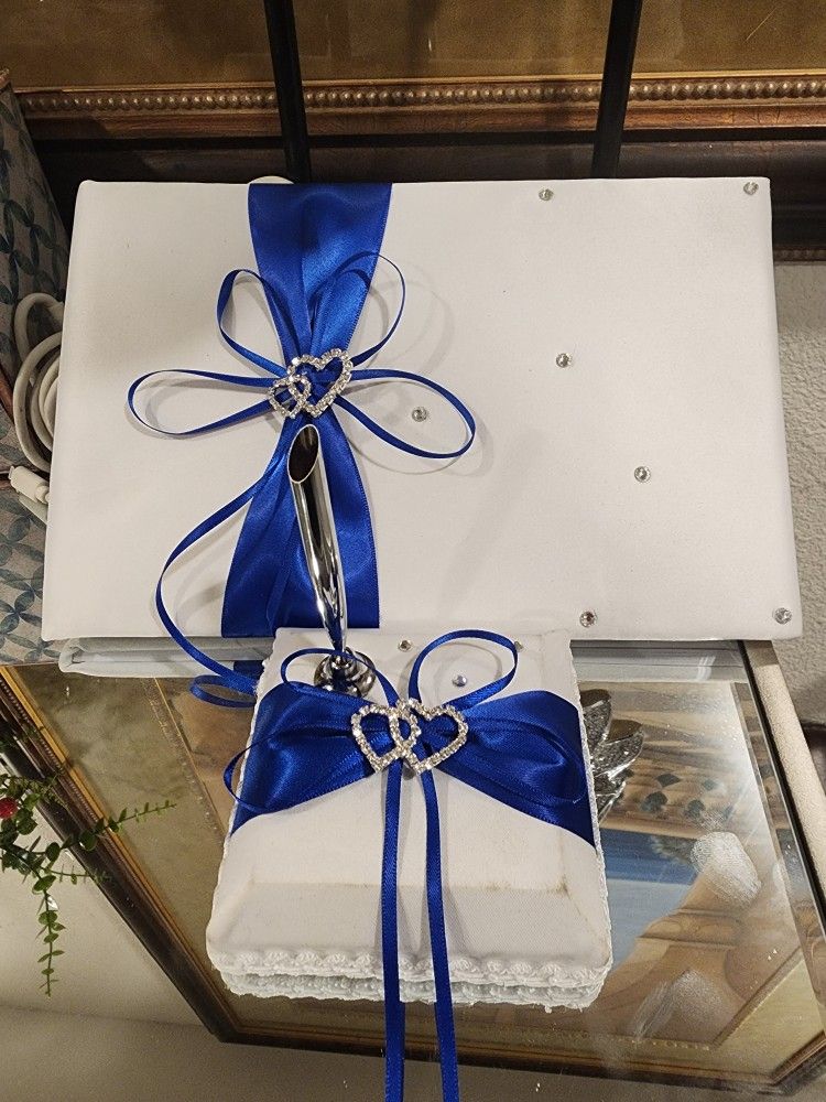 Wedding Book With Pen Holder 