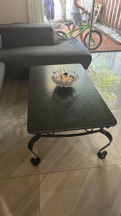 Granite coffee table