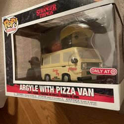 Funko Pop Ride Exclusive Stranger Things Argyle In Pizza Van 