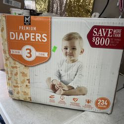 Diapers Size 3 (234 Ct)