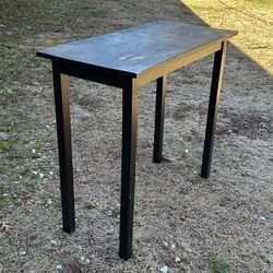 Wood Counter Height Pub Table Console Entryway