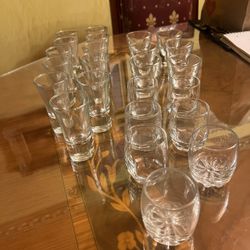 24 Pieces Shot Glasses, Liquor Glasses, Unique Shape