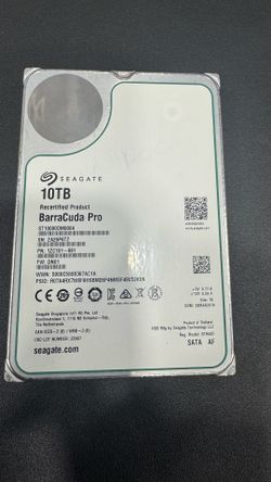 Recertified 10TB seagate barracuda pro