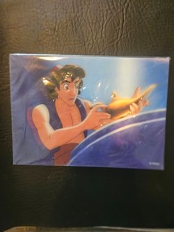Disneys Aladdin 5 x 7 postcard