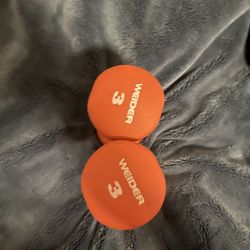 3 Pound Small Dumbbell Weights