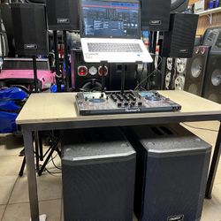 FINANCING AVAILABLE🔥 FULL DJ SET CONTROLLER, SUBS, TWEETERS & LAPTOP W/Virtual DJ🔊