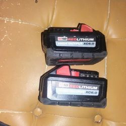 Milwaukee 6ah Batterys