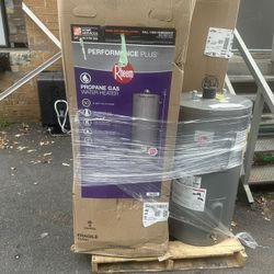Rheem Performance Plus 50 Gal. Tall 36,000 BTU Liquid Propane Water Heater with 9-Year Warranty