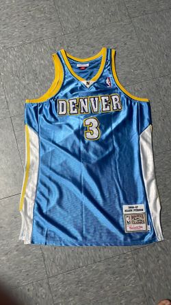 Mitchell & Ness Allen Iverson Denver Nuggets #3 Hardwood Classics Jersey Size Large