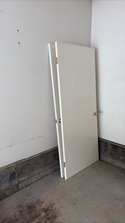 Two hallow core doors