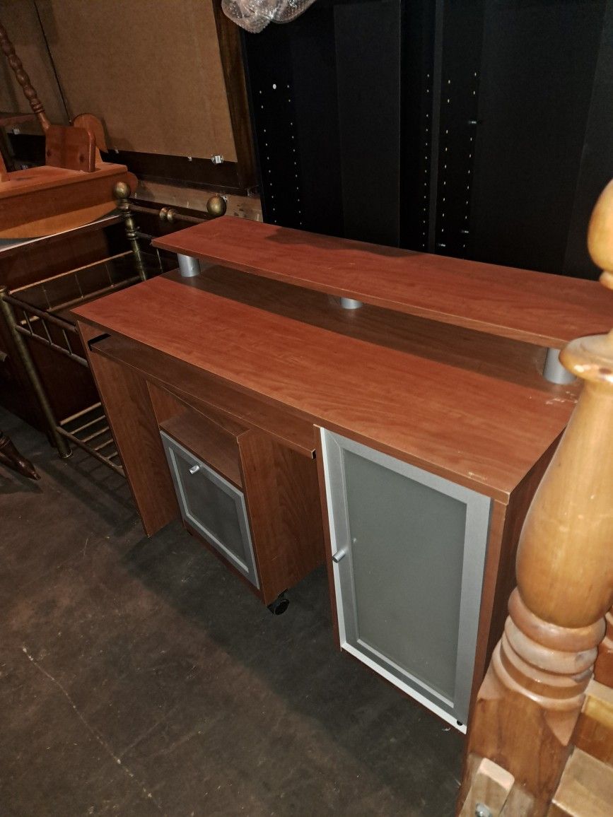 Desk With File Cabinet Table 