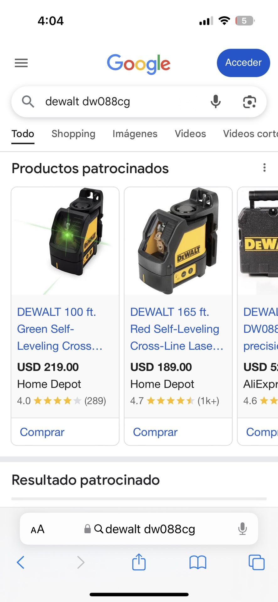 Dewalt Laser Line