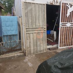 Metal Security Door 80 In Long  361/2 Wide