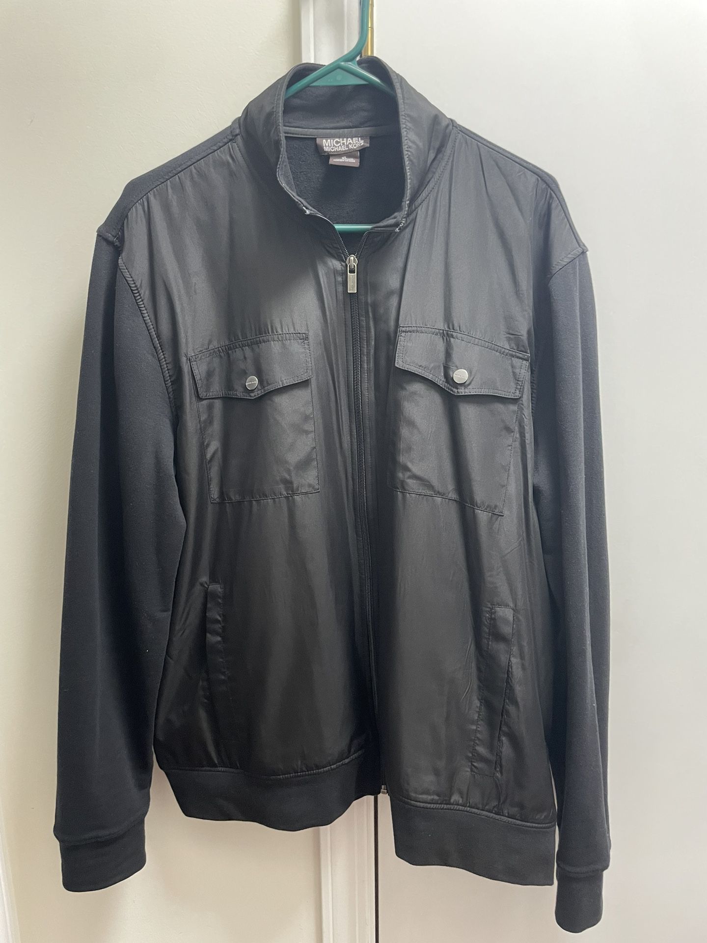 Men’s Michael Kors Black Full Zip Jacket Size XL