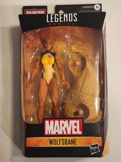 MARVEL LEGENDS SERIES. X-MEN.  WOLFBANE 6 " ACTION FIGURE. # 2 MARVELS ZABU BUILD A FIGURE.