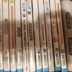 Nintendo Wii And Nintendo Wii U Games Various Prices 