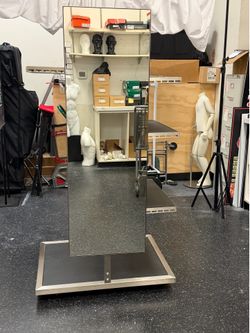 Pearl district 2 way merchandising rack with Blackwood.