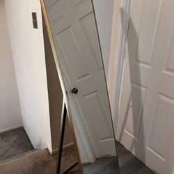Gold Easel Mirror - $50