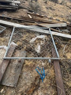 "Chain links gate for sale used condition."