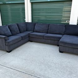 FREE DELIVERY | Grey U Sectional Sofa 