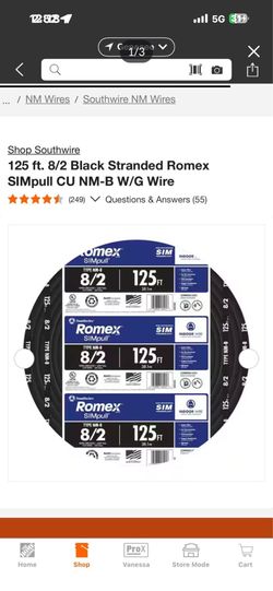 Stranded Romex SIMpull CU NM-B W/G Wire