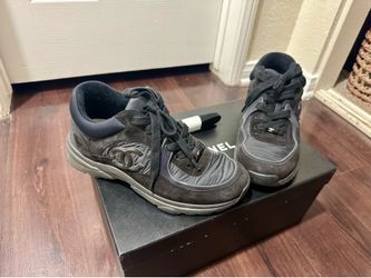 Chanel 22S G34360 black sneakers runners trainers size 35.5